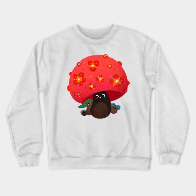 Mushroom friends Crewneck Sweatshirt by pikaole